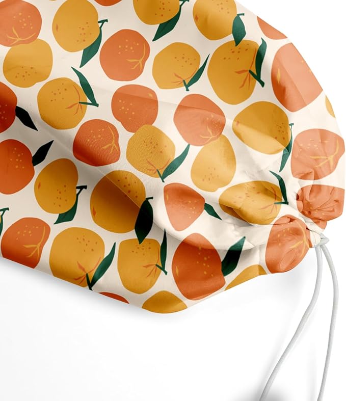 Orange Grocery Bag Organizer - Plastic Bag Holders for Kitchen, Pantry, Laundry Room - Home Decor Gifts