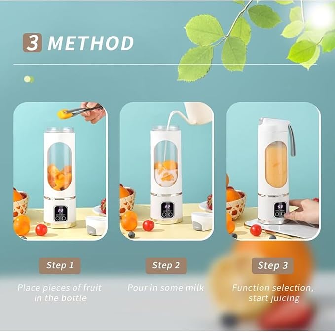 Portable blender,Portable Blender USB-C Rechargeable - 33oz Personal Smoothie & Shake Maker, Cordless Travel Juicer with BPA-Free Leakproof Sip Lid(Purple)