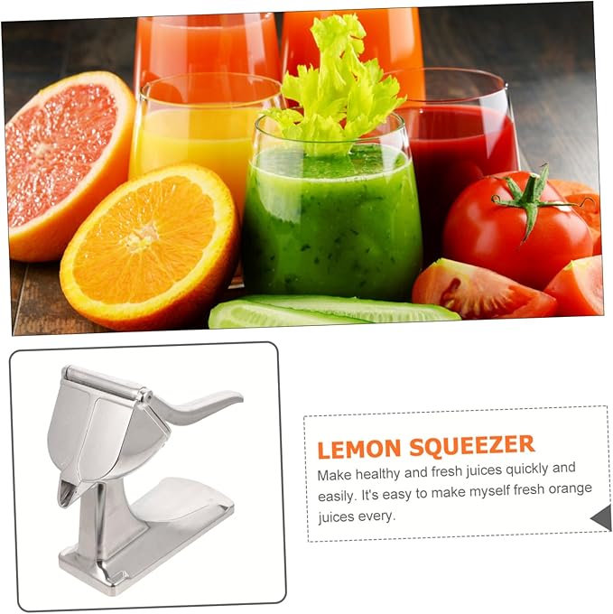 Manual Hand Press Fruit Juicer Aluminum Alloy Citrus Extractor Tool for Oranges Lemons Pomegranates Household Fresh Juice Squeezer Practical and Easy to Use