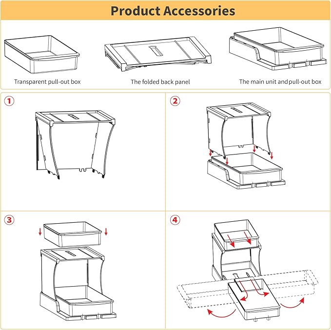 Attelite Makeup Organizer 2-Tier Rotating Design Cosmetics Storage with 180 Rotation Sturdy Durable Versatile Perfume Vanity Organizer for Countertops, Bathrooms, Office Supplies 2 Pack White