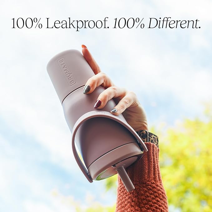 BrüMate Resa 25oz 100% Leakproof Travel Tumbler with Handle & Straw | Flexible SoftSip Straw | Silicone Sleeve for Durability | Stainless Steel | Cup Holder & Travel Friendly Water Bottle | (Mocha)