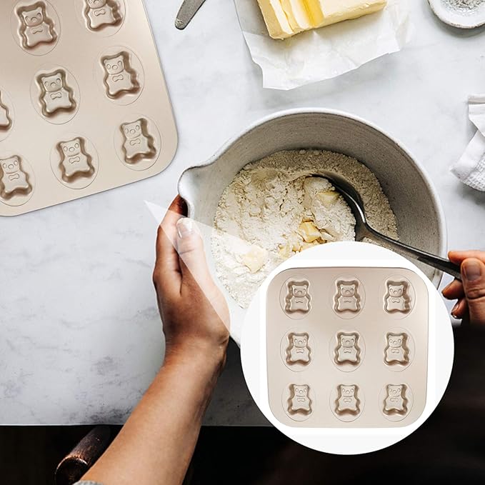 Cake Tin， Non-Stick Cake Mould, Baking Tools Baking Mold,Cake Mould,Baking Madeleine Mold Cake Pan Nonstick Small Baking Pan Pig Baking Mold Heavy Carbon Steel for Oven Baking Cookies Cake Chocolate P