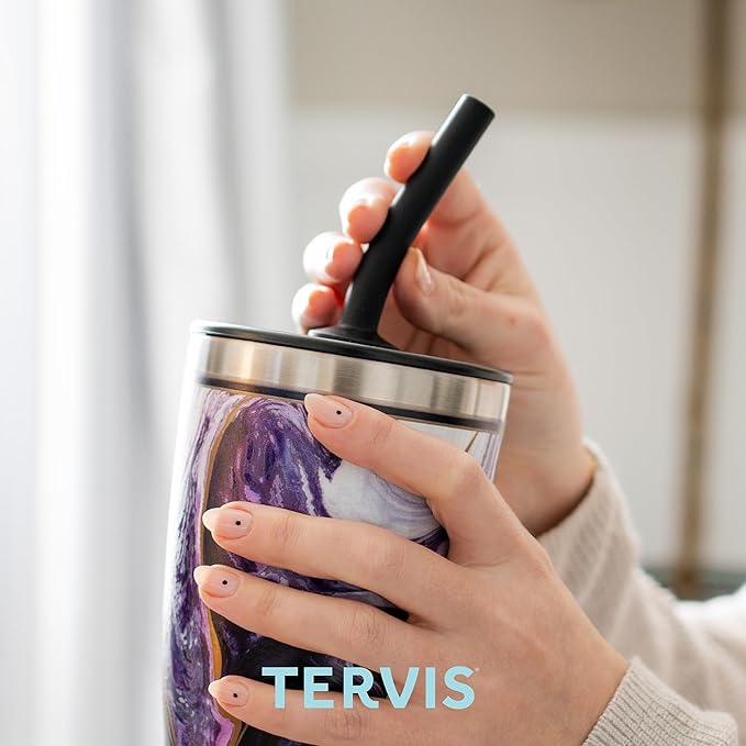 Tervis Traveler Game of Thrones - House of the Dragon - Scale Up Triple Walled Insulated Tumbler Travel Cup Keeps Drinks Cold & Hot, 30oz with Straw Lid, Stainless Steel