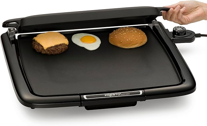 Presto 07023 XL Cool-Touch Electric Griddle and Warmer Plus