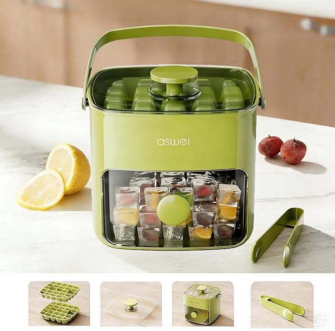 Ice Cube Trays+ Reusable Grocery Bags 3Pack