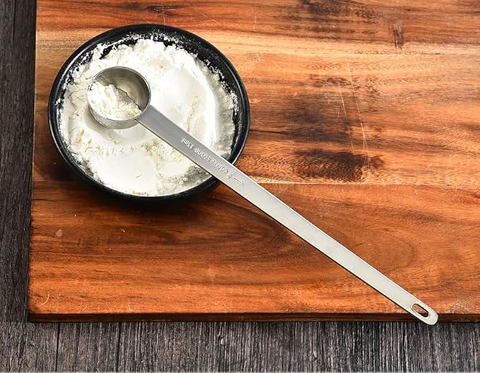 Long Handle Measuring Spoon,CISHNOU Tablespoon Coffee Scoop Stainless Steel Measuring spoon 15 ml Coffee Scoop for Ground Coffee
