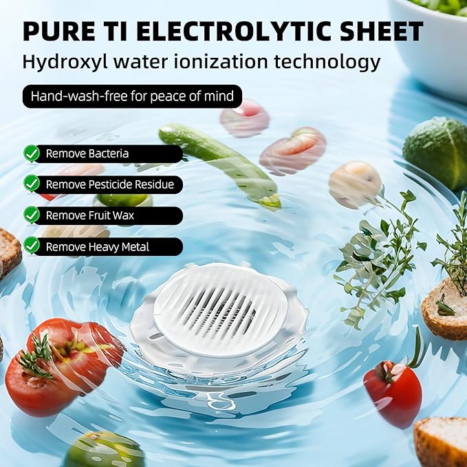 puriproduce:Vegetable Cleaner & Fruit and Vegetable Washing Machine, Waterproof Fruit and Vegetable Cleaner, Fruit and Veggie Purifier