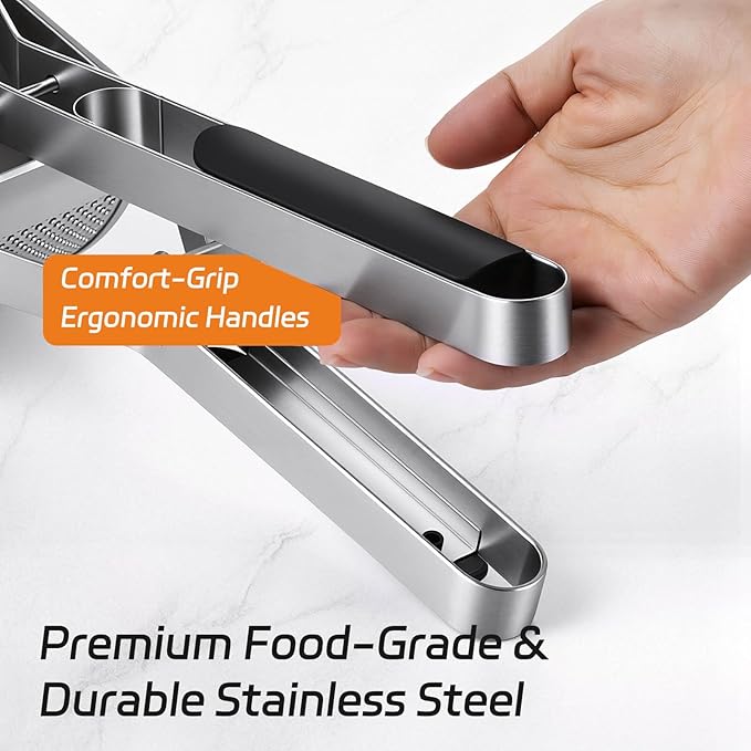 SPEENSUN Potato Ricer, Heavy Duty Stainless Steel Potato Masher for Fluffy Mashed potatoes & Baby Food | Dishwasher Safe, Easy Clean Ricer for Mashed Potatoes with Comfort-Grip Handle