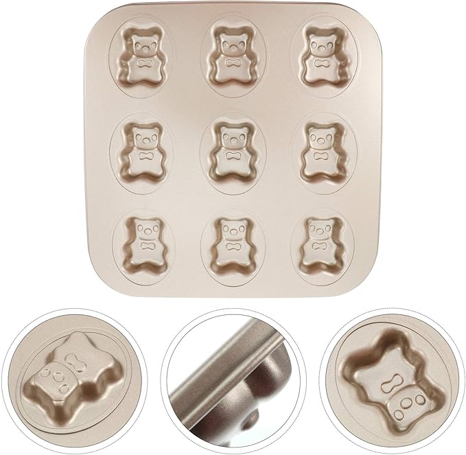 Cake Tin， Non-Stick Cake Mould, Baking Tools Baking Mold,Cake Mould,Baking Madeleine Mold Cake Pan Nonstick Small Baking Pan Pig Baking Mold Heavy Carbon Steel for Oven Baking Cookies Cake Chocolate P