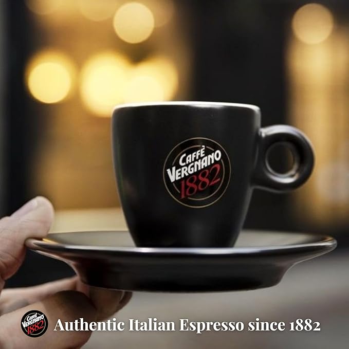 Caffe Vergnano Whole Bean Coffee Medium Roast Espresso 3.3 lb (Pack of 3) - Use in Standard Coffee Machine, Moka Pot, Italian Coffee Maker - Arabica Robusta Chocolate & Caramel Notes For Morning Brew
