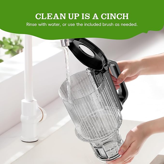 Cold Press Juicer, Wide Feed Chute Juicer Machines, Stainless Steel Slow Masticating Juicers Easy to Clean, Vegetables & Fruits Juice Extractor, High Juice Yield, Silver Knob