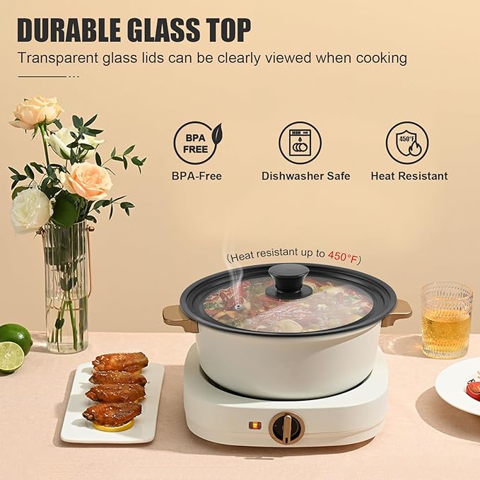 Universal Lid for Pots Pans and Skillets, Pan Cover Fit 9", 9.5",10" Diameter Cookware, Silicone Replacement Lids with Tempered Glass for Frying Pans, Cast Iron