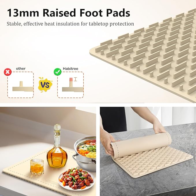 Food Warming Mat, Silicone Electric Warming Tray - Day Gifts, 6 Heat Settings, Portable, Upgraded Graphene Full Surface Rapid Heating, Easy to Clean, Ideal for Parties, Buffets, and Daily Use