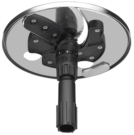 Waring Commercial WFP11S4 Food Processor Adjustable Slicing Disc, Black/Silver