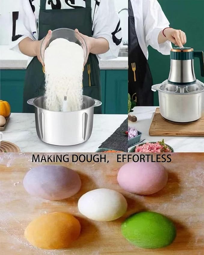 Blender And Food Processor Combo, 500w Electric Chopper Food Chopper, 5-Speed Mode, Suitable home and kitchen of Nut Chopper Garlic Grinder