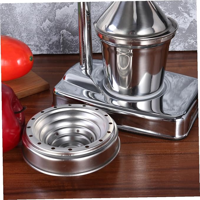 GLEAVI Stainless Steel Manual Citrus Juicer Hand Press Juicer for Fruits and Vegetables Effortless Extraction Easy to Clean for Home Use