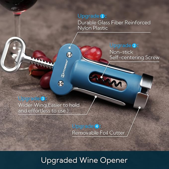 Wine Aerator Pourer and Wing Corkscrew Wine Opener