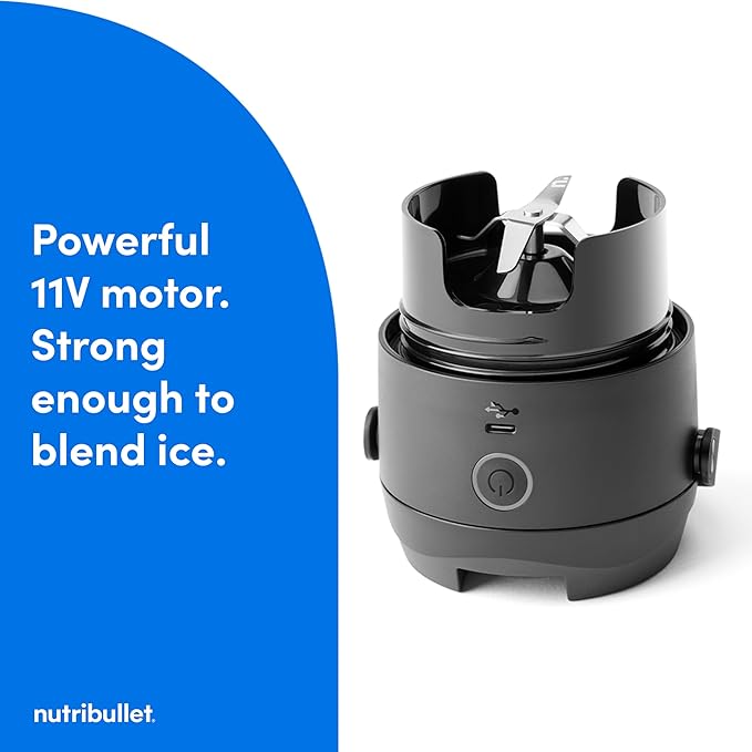 nutribullet Flip Portable Blender with Insulated Cup, White, NBPB50350AW