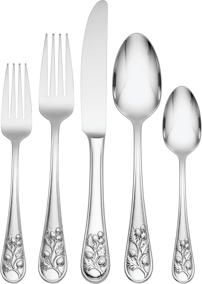 Lenox 894645 Chestnut Ridge 65-Piece Flatware Set