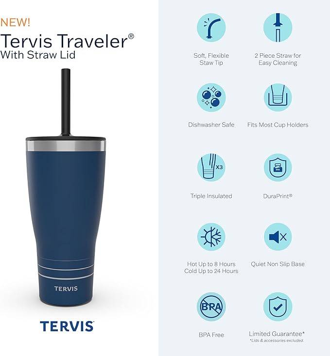Tervis Traveler Star Wars - Darth Vader Wordle Triple Walled Insulated Tumbler Travel Cup Keeps Drinks Cold & Hot, 30oz with Straw Lid, Stainless Steel