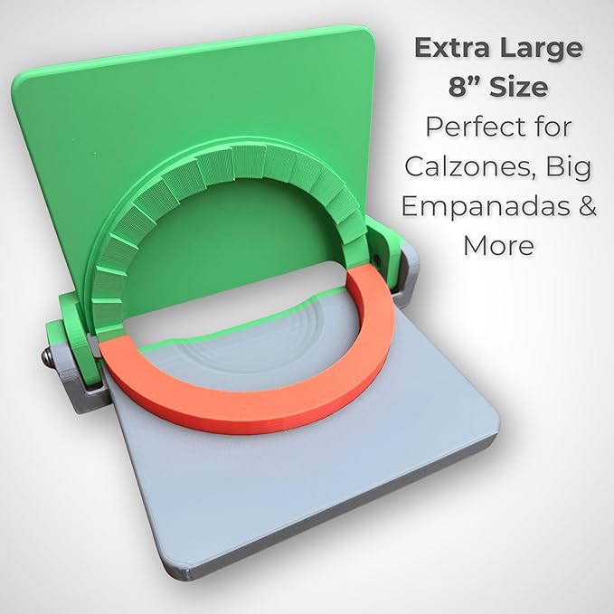 Empanada Maker Press 8" (20.32 cm), Empanada Press, Molde para Empanadas, Dumpling Press, Tortilla Sealer, Pierogi Maker
