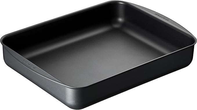 Scanpan Classic 7.5 QT (17 inch x 12.5 inch) Nonstick Roasting Pan – Compatible with Gas and Electric Stovetops, Metal Utensil Safe, Oven Safe to 500°F, Dishwasher Safe