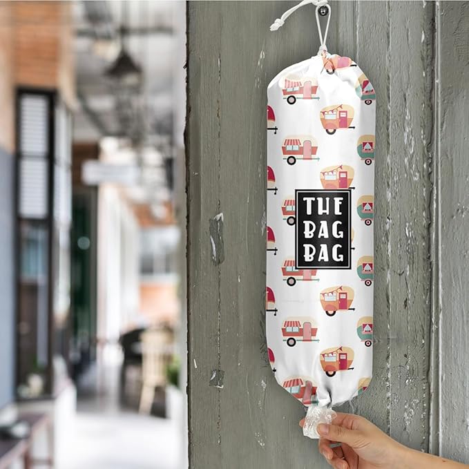 Car Grocery Bag Organizer - Plastic Bag Holders for Kitchen, Laundry Room & Farmhouse Decor - Gifts for Women & Men