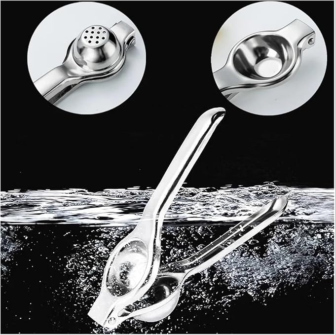Stainless Steel Manual Juicer Processor Lemon Squeezer Orange Fruit Household Clip Pressing Kitchen Accessories(3PCS)