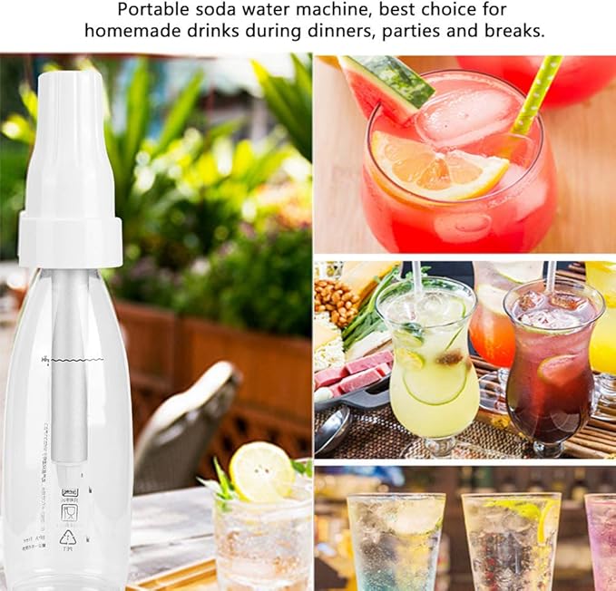 Portable Soda Maker, DIY Soda Streaming Machine Sparkling Water Maker Carbonated Water Machine Seltzer Water Machine Sparkling Machine Soda Machines for Home