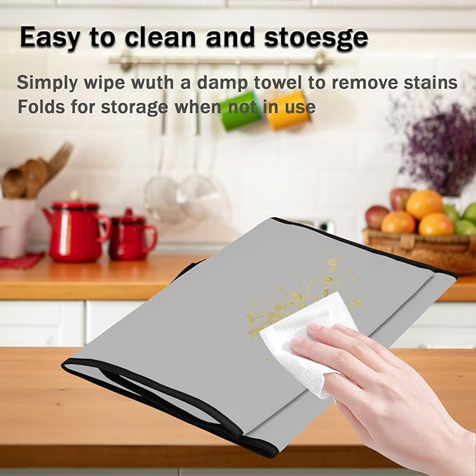 Toaster Oven Cover Heavy Duty Heat-resistant Waterproof Dust-Proof Protective Case for BLACK+DECKER 4-Slice Crisp 'N Bake Air Fry Toaster Oven TO1787SS/TO1313SBD