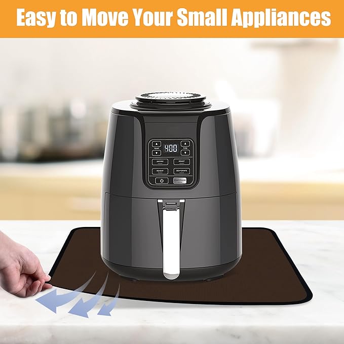 Heat Resistant Mat for Air Fryer, Oven, 16x20in Hot Pads for Kitchen Counter Heat Protector, Under Coffee Maker Mats for Quartz Countertop Protector