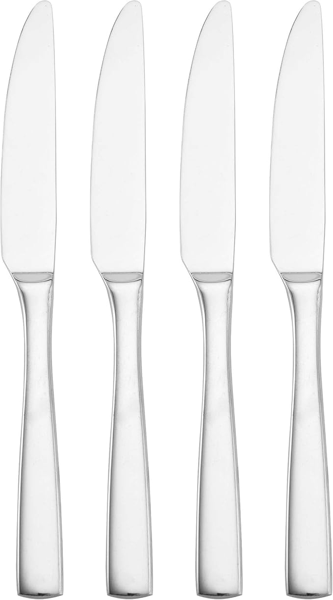 Mikasa, Delano Flatware Service for 4, 20 Piece Set, 18/0 Stainless Steel Silverware Set