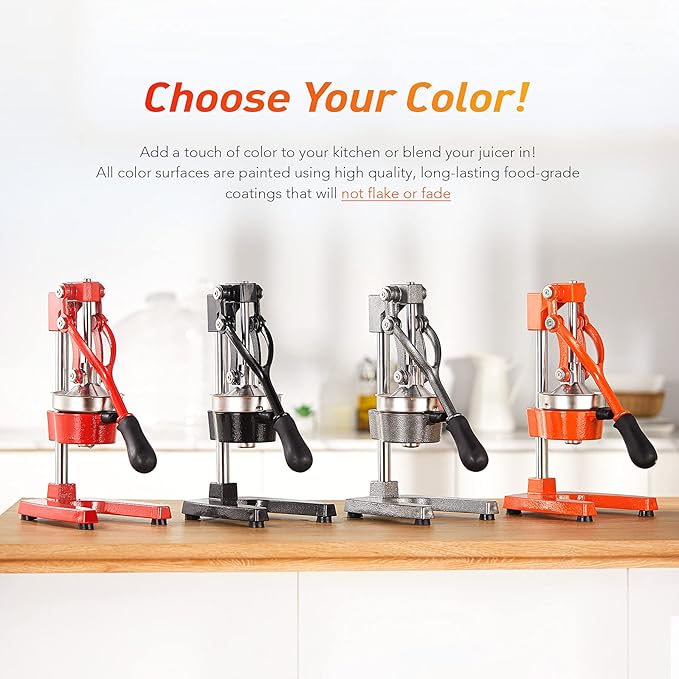 CO-Z Manual Citrus Juicer, Professional Orange and Lemon Juice Maker, Easy to Clean, Green