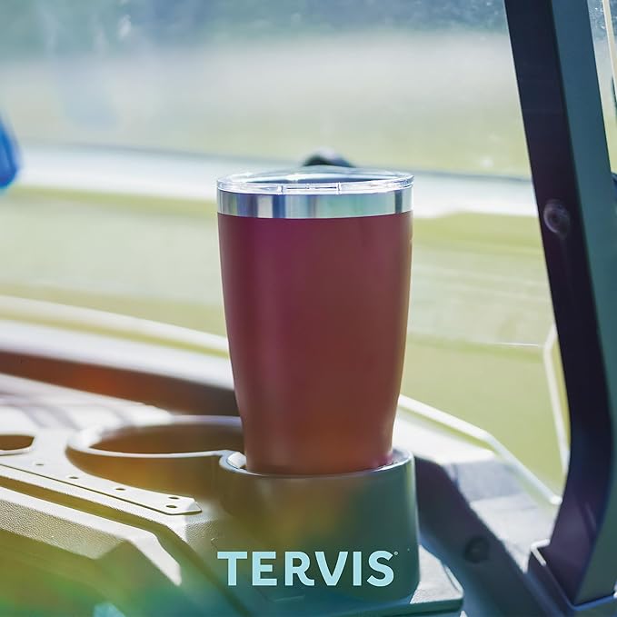 Tervis Traveler DC Comics - Batman - Gotham Gold Triple Insulated Tumbler Travel Cup Keeps Drinks Cold & Hot, 30oz, Stainless Steel