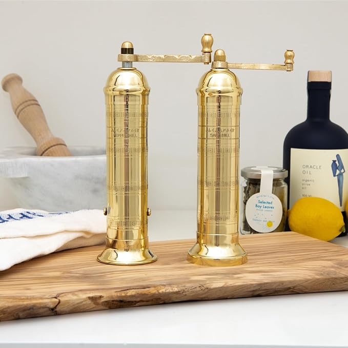 Alexander Home The Original European Mill (Brass, 9-Inch Pepper)