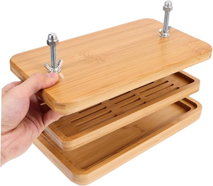 LABRIMP Homemade Tofu Maker Bamboo Tofu Press Mold Bean Curd Molds Pressure Drainer