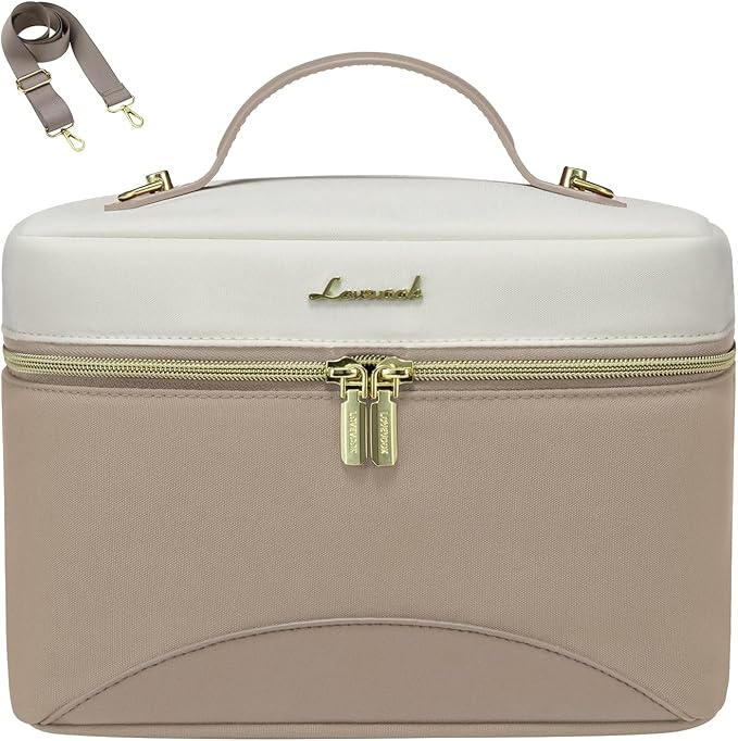 LOVEVOOK Insulated Lunch Bag for Women,Large Adult Lunch Box for Women,Leakproof Cooler Bag for Office Picnic Hiking Beach,Lunch Tote Bag with Adjustable Shoulder Strap