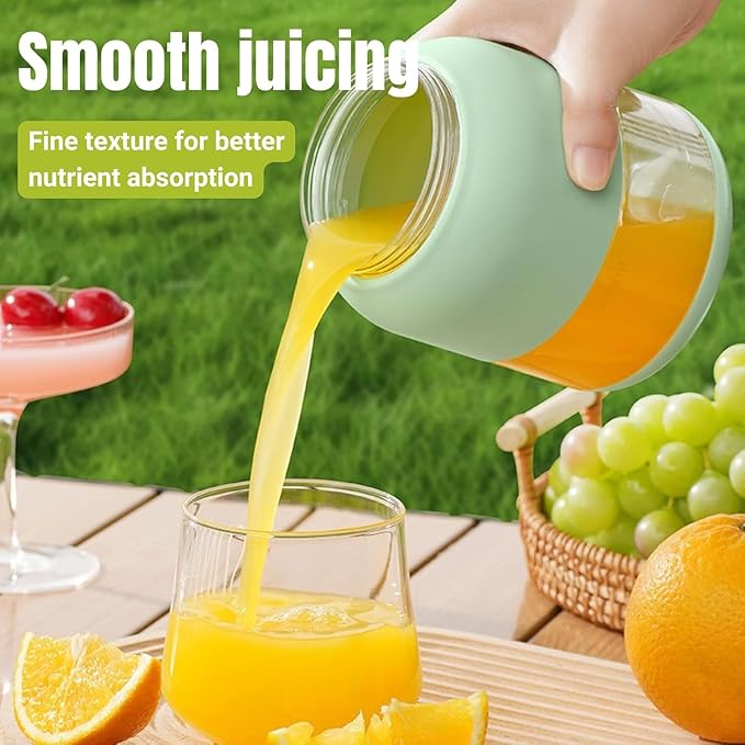 Blender Mini Japan, BPA-Free Electric Citrus Juicer 17 oz, With Straw And Two Lids, Portable Personal Blender for Smoothies, Shakes, Food Prep & Frozen Blendin (2PCS)