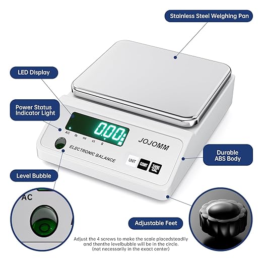 Lab Scale 3000g x 0.01g High Precision Electronic Balance,0.01g Accurate Analytical Balance Lab Scale,Digital Industrial Scientific Gram Scale for Kitchen,Labs,Jewelry(3000g, 0.01g)