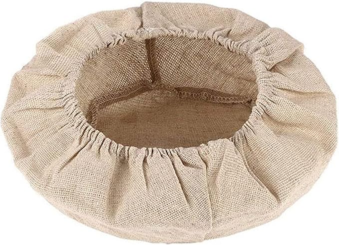 Proofing Bread Basket Cloth, Reusable Breathable Liner Flax Banneton Proofing Bread, Round Cloth Baking supplies Bread Proofing Baskets,Baking Tools and Accessories (9 inch)