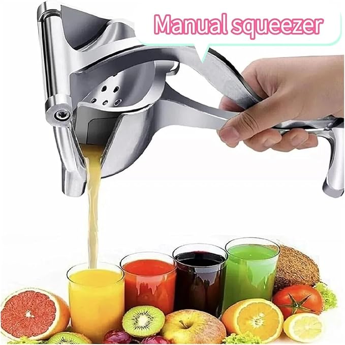 Juicer, Fruit Juice Squeezer Manual Aluminum Press Extractor Orange Lemon Citrus Juicer Handheld Kitchen Tool Home Bar Kitchen