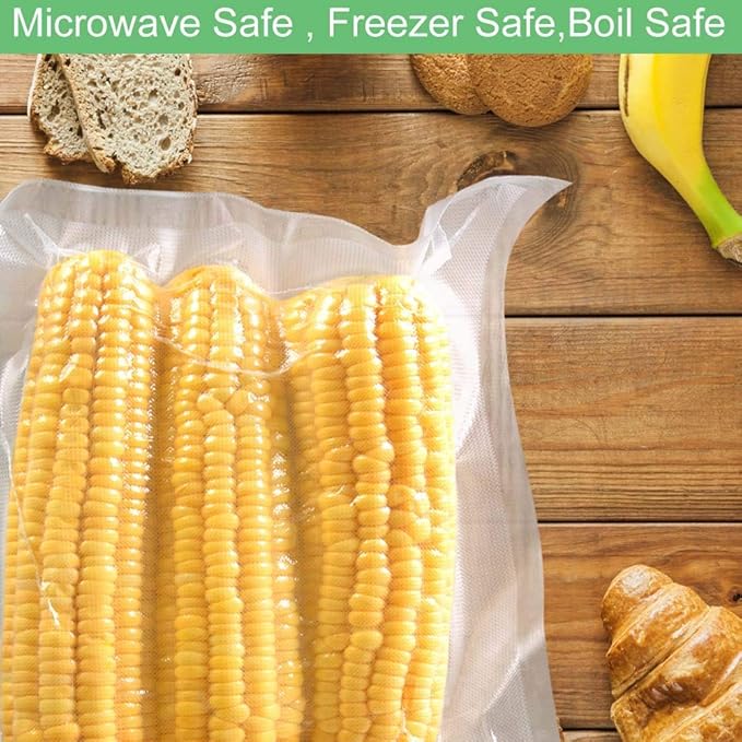 O2frepak Multi-Size 50x 6''x10'',50x 8''x12'',50 X10'' X13''and 2 Rolls11''x20',2 Rolls 8''x20' BPA Free Sous Vide Seal a Meal Commercial Grade Vacuum Seal PreCut Combo Pack Bags Rolls
