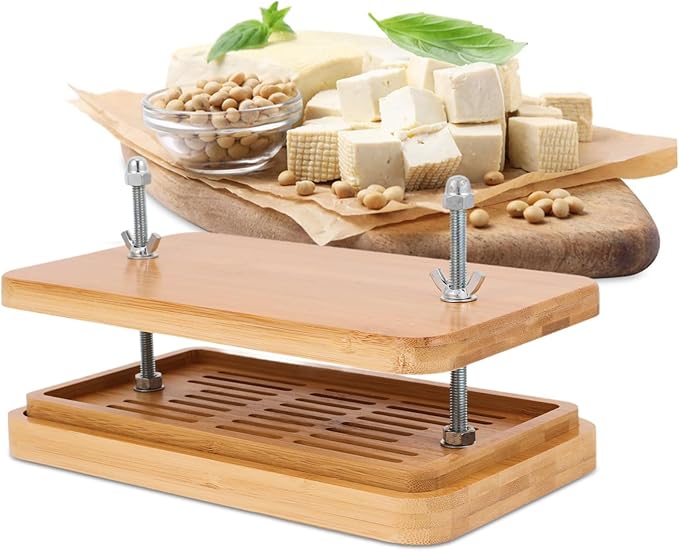 Garneck Tofu Press Adjustable Pressure Efficient Tofu Maker Draining Tool Filtration System Kitchen Essential