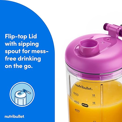 nutribullet Flex Portable Blender NBPB50200DB, Orchid Purple