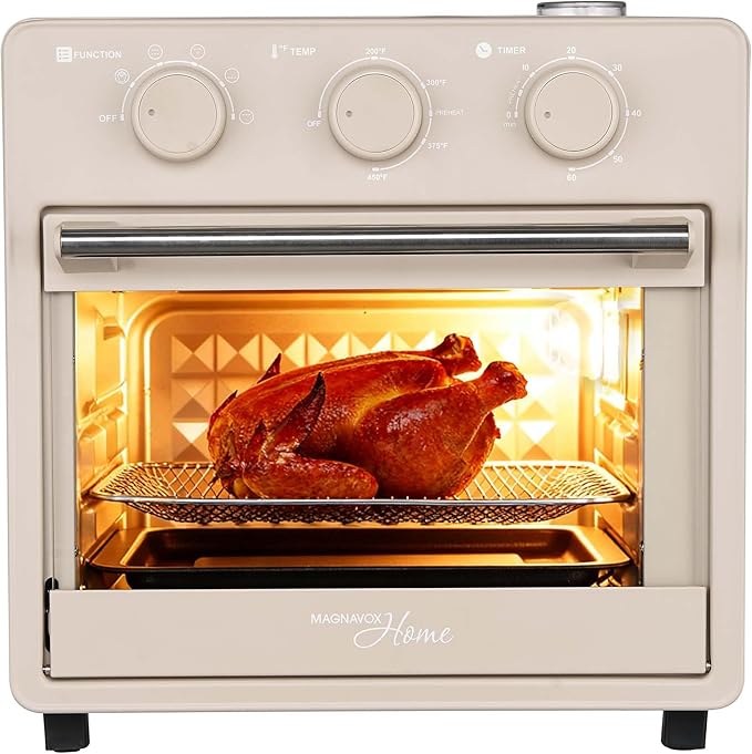 Magnavox Home, 16.5 qt Air Fryer Oven, With Steam Infusion, Oat