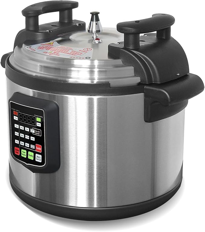 Kolice Commercial 220V (NOT 110V) Electric 21L Pressure Cooker, Multi Cooker Pressue Canner With Non-stick Inner Pot, 21L (22 QT), 3000W, For Hotel Restaurant Kitchen