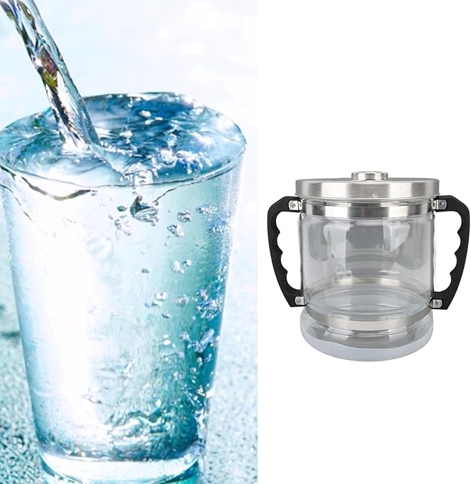 6L Water Distiller Glass Jar for Home Beauty Water Distiller, Replacement Glass Collection Bottle Distiller Water Container, Water Purifier Filter for Home Countertop