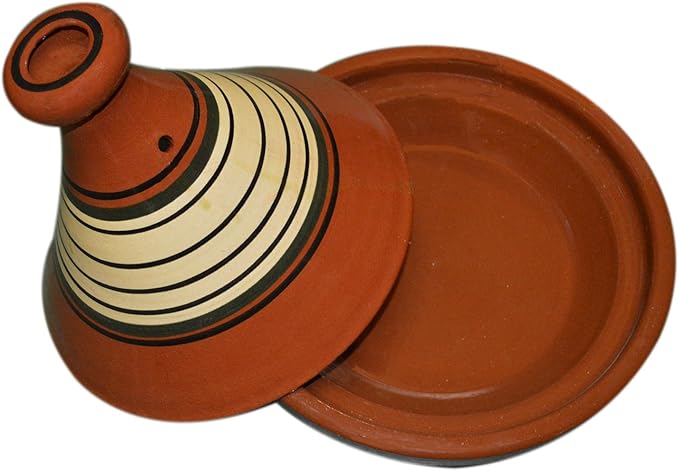 Handmade Moroccan Cooking Tagine in Diameter Handmade From Clay