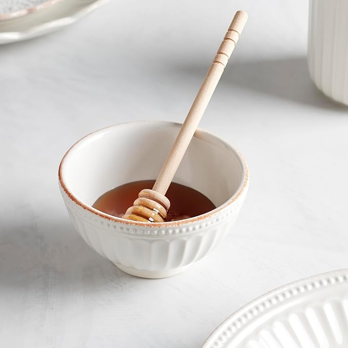 Lenox 895719 French Perle Groove All-Purpose Bowls, Set Of 4 White
