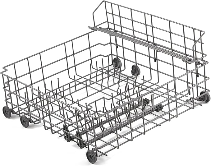 Allstare W10139223 Dishwasher Lower Rack Replacement for Whirlpool Maytag Jenn-Air Dishwasher Parts with 902990 Lower Shelf MDBD820AWW MDB7100AWQ Lower Dishrack Assembly Wheels Dishwasher Bottom Rack